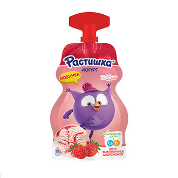 Йогурт Растишка со вкусом земляничного мороженого 2.6%