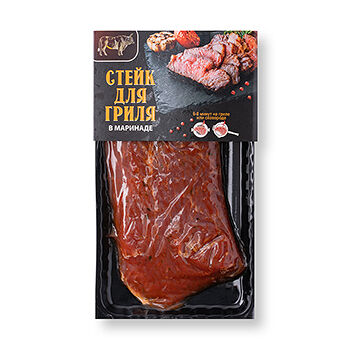 Стейк из говядины для гриля в маринаде Открытый огонь 250г, Россия
