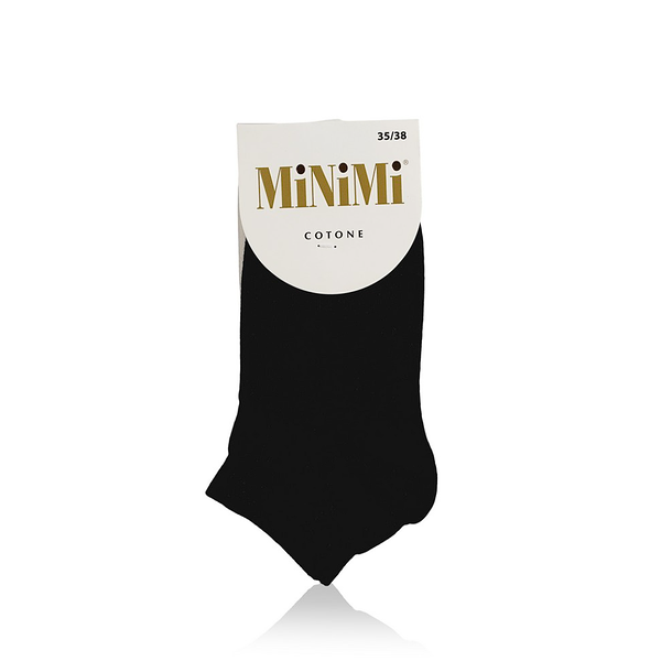 Носки женские MiNiMi Cotone 1201 Nero черные р.35-38