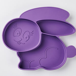 Тарелка "Зайка" силиконовая