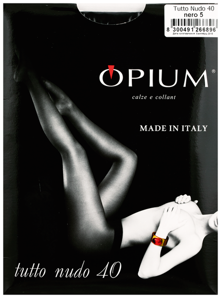 

Колготки Opium Tutto Nudo 40 den nero размер 5