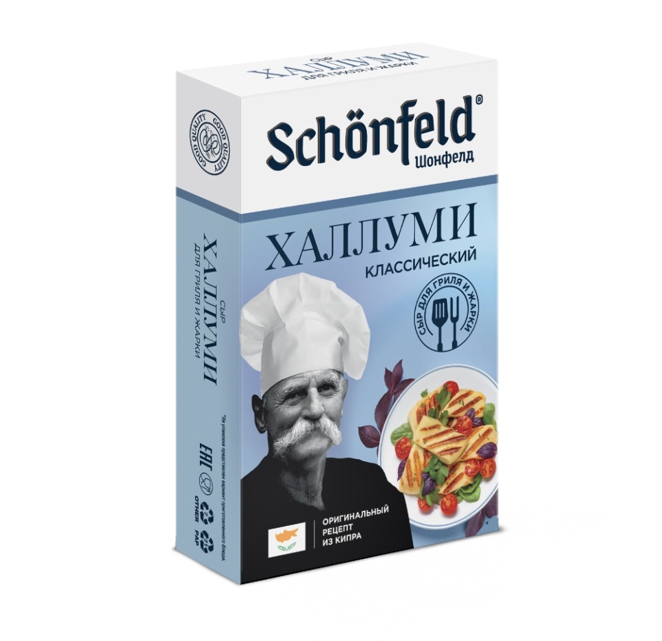 

Сыр Schonfeld Chef халлуми для жарки 45% 200 г