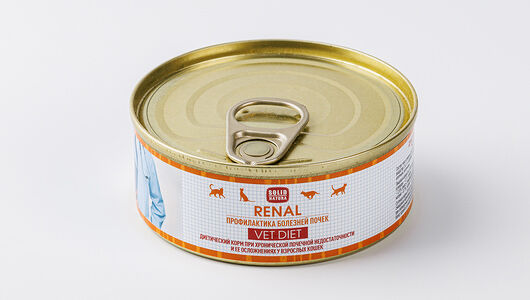 Корм влажный диетический для кошек Solid Natura Vet Diet Renal, 100 г