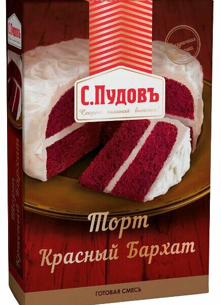 Смесь для выпечки С. Пудовъ Торт Красный бархат