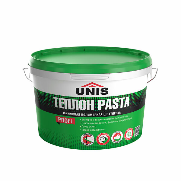 Шпатлевка финишная полимерная UNIS Pasta ТЕПЛОН, 28 кг
