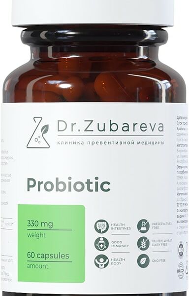 БАД Dr.Zubareva Пробиотики 60 капсул