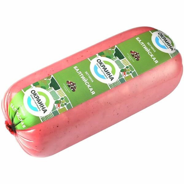 Ветчина Окраина Балтийская из свинины варёная Категории Б