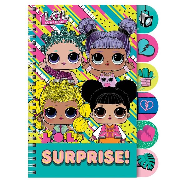 Блокнот LOL с цветными разделителями