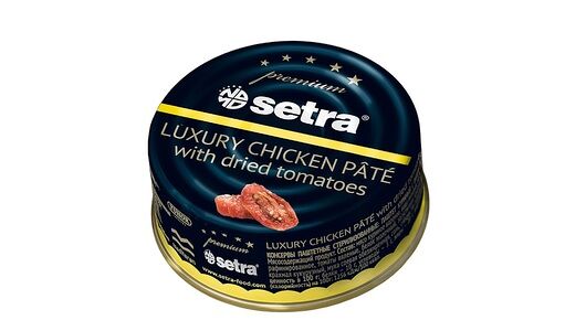 Паштет Setra куриный с вяленными томатами, 100г