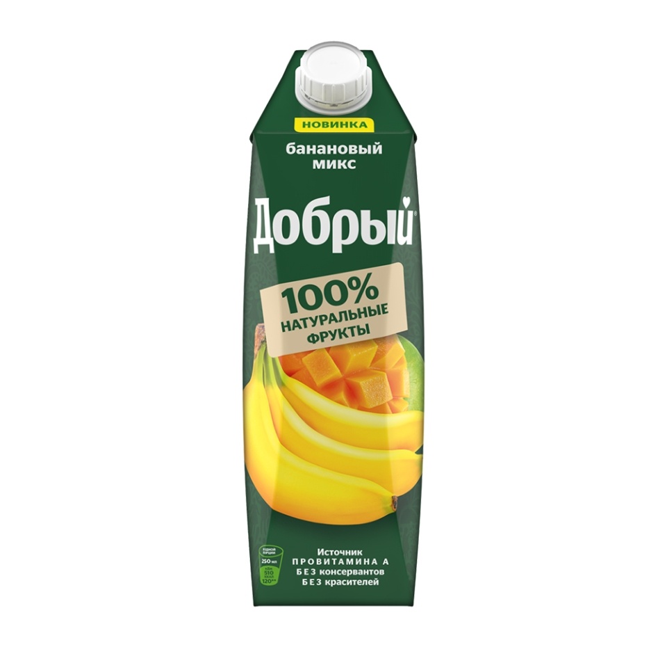 

Напиток сокосодержащий Добрый Банановый микс 1 л
