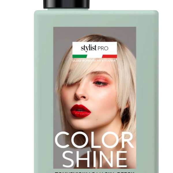 Тонирующая маска-блеск для волос Color Shine Stylist Pro тон Холодный платиновый блонд