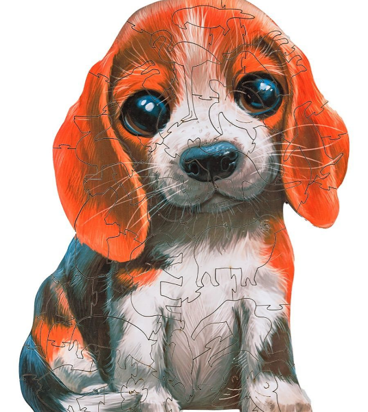 Фигурный пазл из дерева Собака Джесси 56 деталей MPZCAN3-M