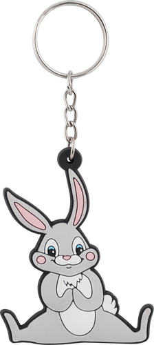 

Брелок для ключей Homeclub Кролик 7 см, резина, в ассортименте