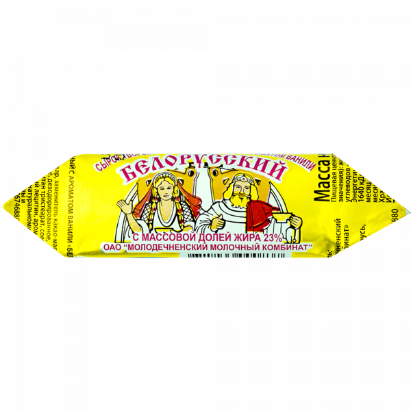 Сырок твор Белорусский 23% глаз с аром ванилина 45г Минский МЗ