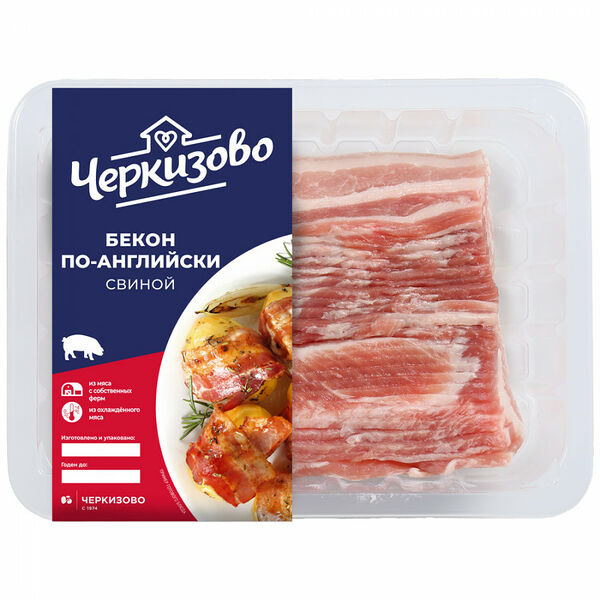 Бекон Черкизово по-английски свиной охлажденный 250 г