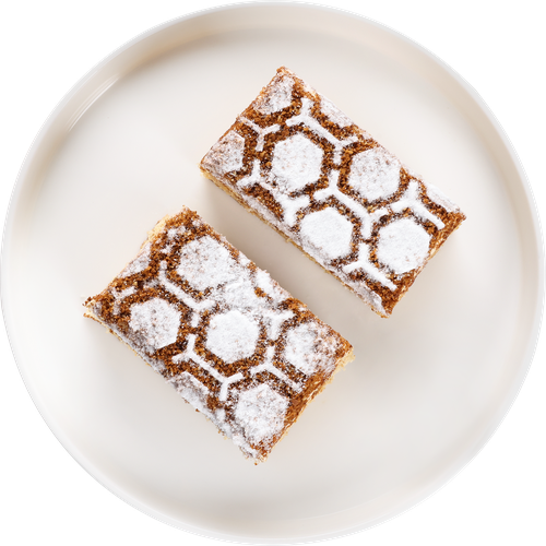 

Набор пирожных ЛЕНТА FRESH Медовое с вареной сгущенкой, 340г