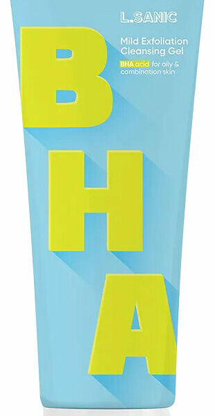 LSanic Отшелушивающий гель с BHA-кислотами для ровного тона Mild BHA Acid Exfoliation Cleansing