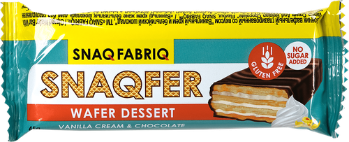 

Батончик вафельный Snaq Fabriq Snaqfer со вкусом ванильного крема и бельгийского шоколада 45 г