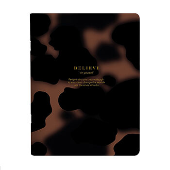 Тетрадь в мягком переплёте на скрепке Believe в клетку, Be Smart, 165*220 мм