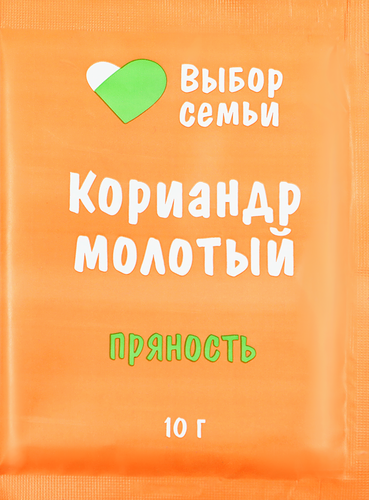 Приправа Выбор семьи Кориандр молотый, 10 г