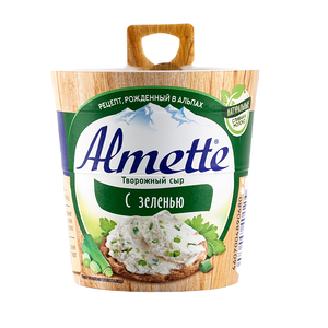 Сыр творожный Almette с зеленью, 150 г
