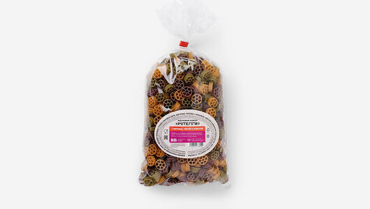 Макаронные изделия Ротелли с морковью, свеклой и шпинатом