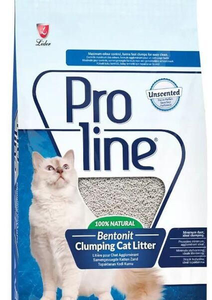 Наполнитель для кошачьего туалета Proline бентонитовый Без запаха 10 л