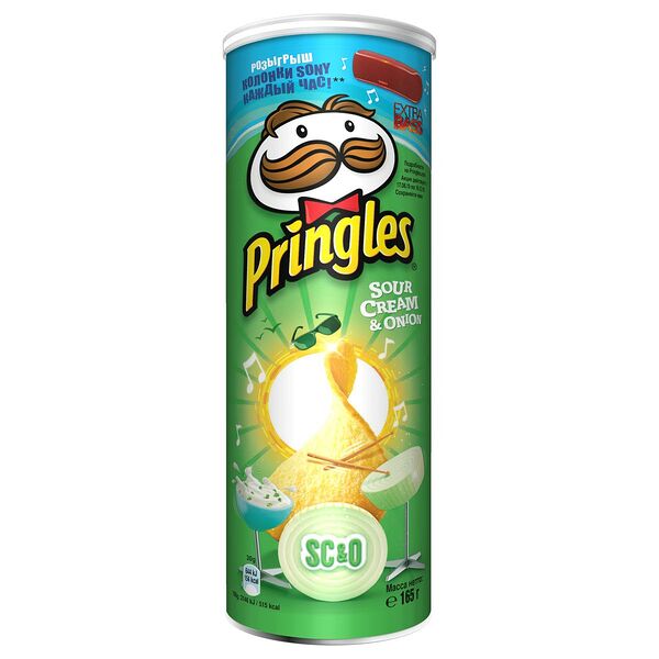 Чипсы картофельные Pringles Сметана и лук