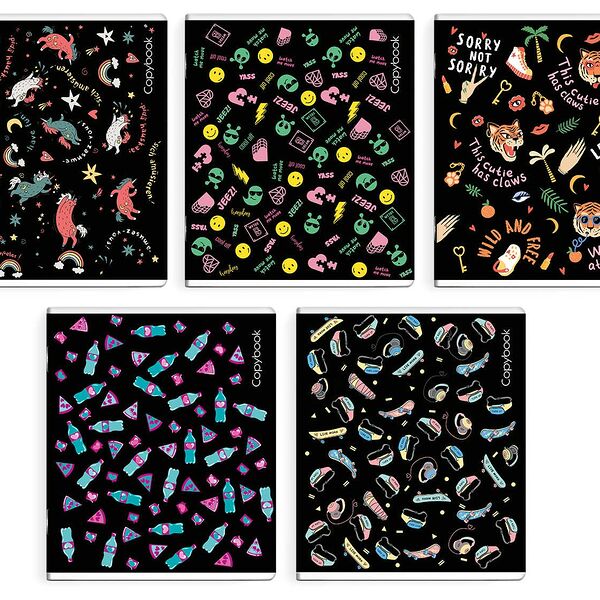 Тетрадь 48л клетка арт 66723/5 Паттерн/А5+