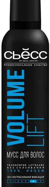 Мусс для укладки волос Syoss Volume Lift Объем без склеивания Экстрасильная фиксация 4 250мл