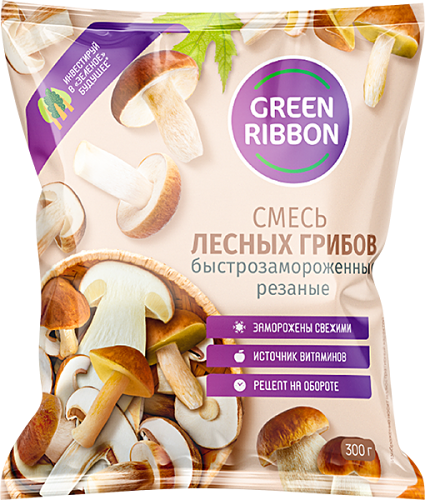 Смесь Green Ribbon лесных грибов 300 г