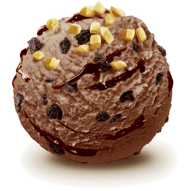 

Мороженое Золотой Стандарт сливочное шоколадное Шоколадный брауни с арахисом 445 г