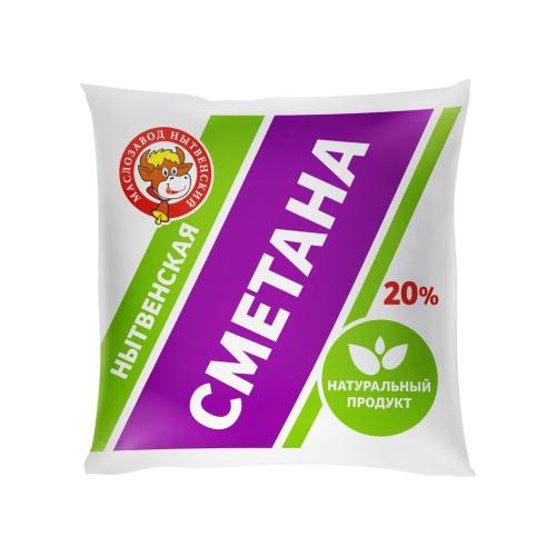 

Сметана Маслозавод Нытвенский 20% 400 г
