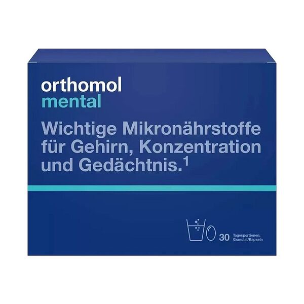 Набор Orthomol Mental порошок + капсулы 30 шт