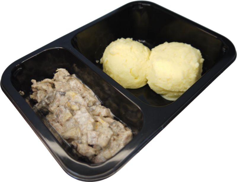 

Бефстроганов из говядины Lunch 2 GO с картофельным пюре, 230 г