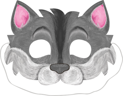 

Набор масок Животные, дизайн в ассортименте, 25x22см, 2шт