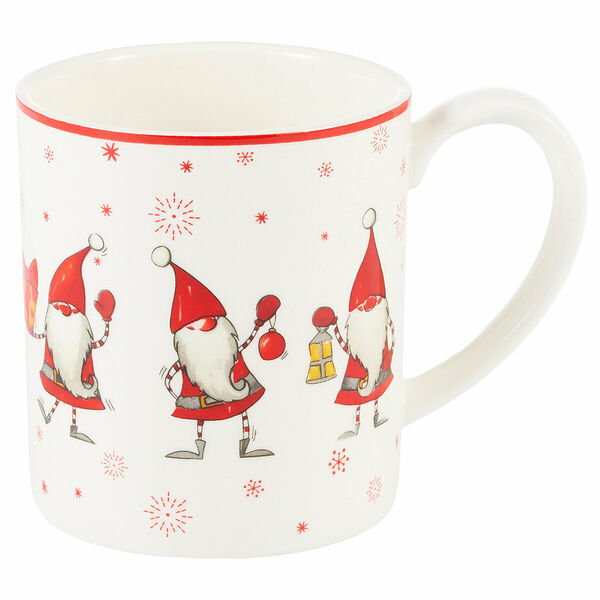 Кружка Gipfel Christmas 42941 350 мл белый/красный