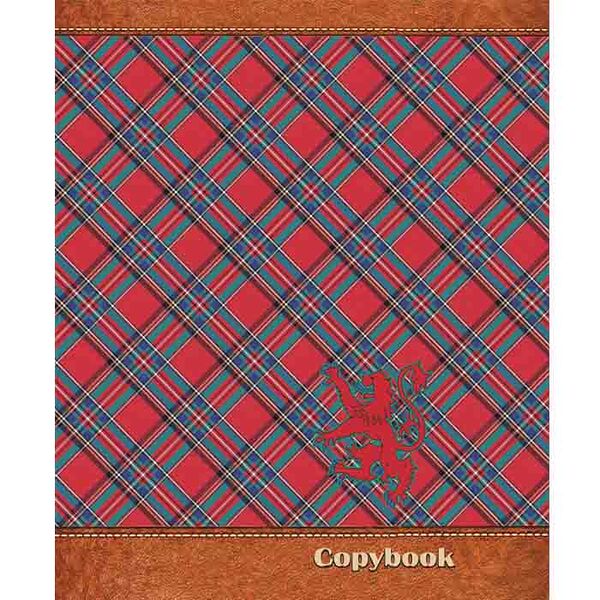 Тетрадь для записей 48л линейка скоба А5 Шотландка 20с366.1