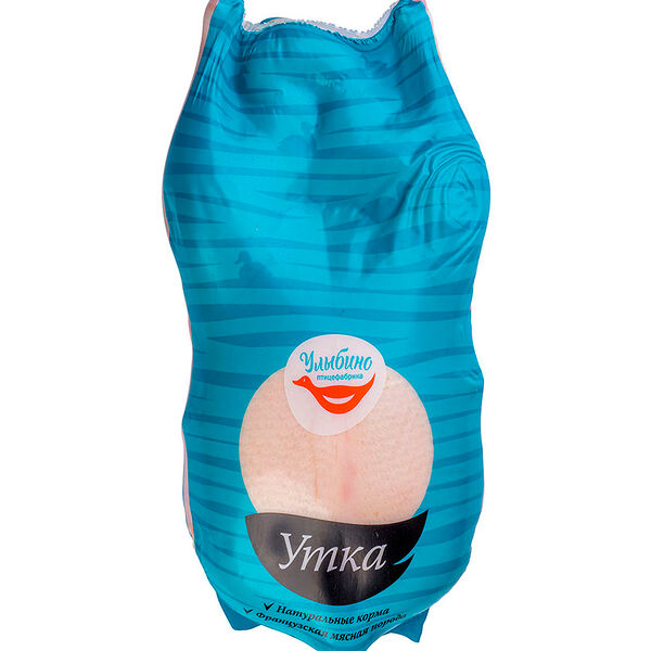 Тушка утенка Улыбино пакет замороженная, вес