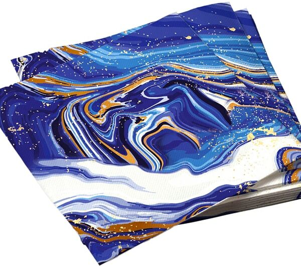 Салфетки ND Play Смола синяя трехслойные 33*33см 20шт