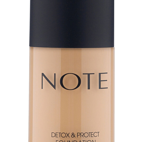 Основа тональная для лица `NOTE` DETOX AND PROTECT FOUNDATION PUMP тон 121, 30 мл