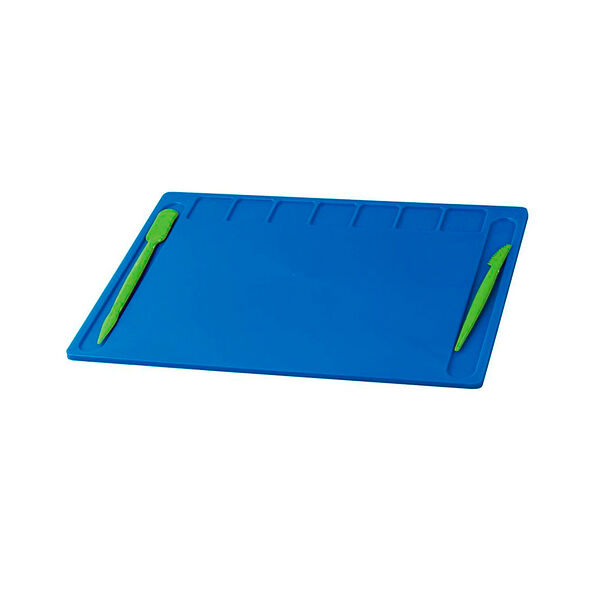 Доска для лепки  А4  пластиковая 2 стека  выемки для пластилина термоусадочная пленкаM-16483