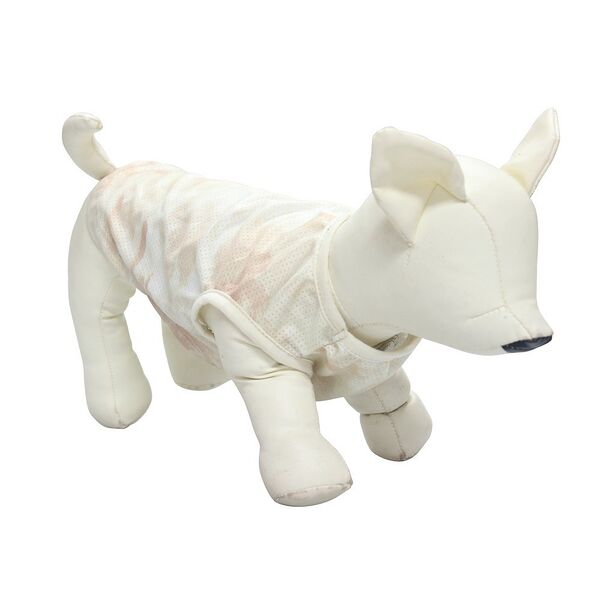 Футболка для собак FOXIE Cream XS (длина спины 25см, обхват груди 38-42см) белая