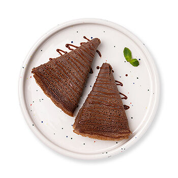 Блинчики из цельнозерновой муки Азбука Life Kids с шоколадом, 110г