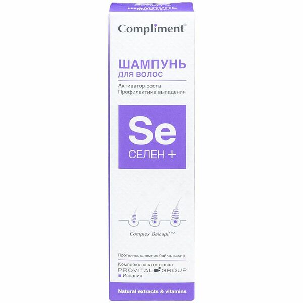 Шампунь для волос Compliment Селен + 200 мл