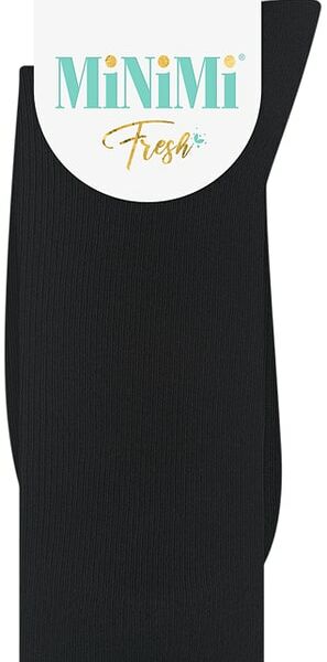 Носки женские  MiNiMi Fresh 4103 высокая резинка Nero черный Размер 39-41