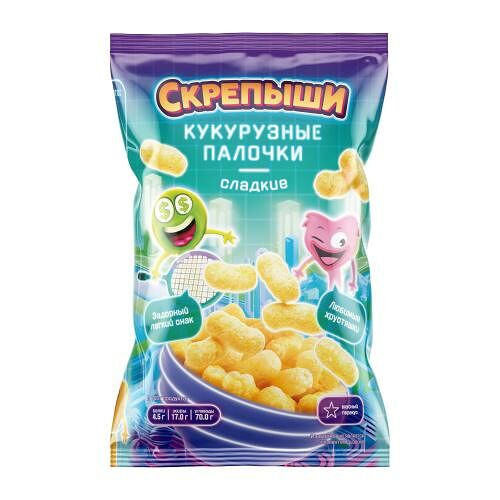 Кукурузные палочки Скрепыши, 250 г