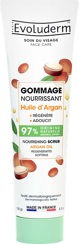 Скраб для лица EVOLUDERM увлажняющий с маслом арганы, 150г