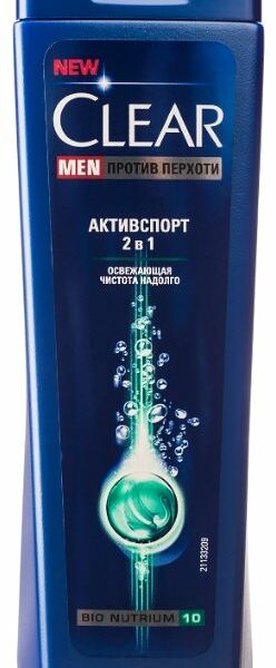 Шампунь Clear Активспорт 2 в 1 против перхоти