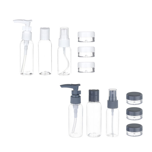 Набор для косметики Юниlook дорожный 6 предметов, пластик 2 цвета в ассортименте